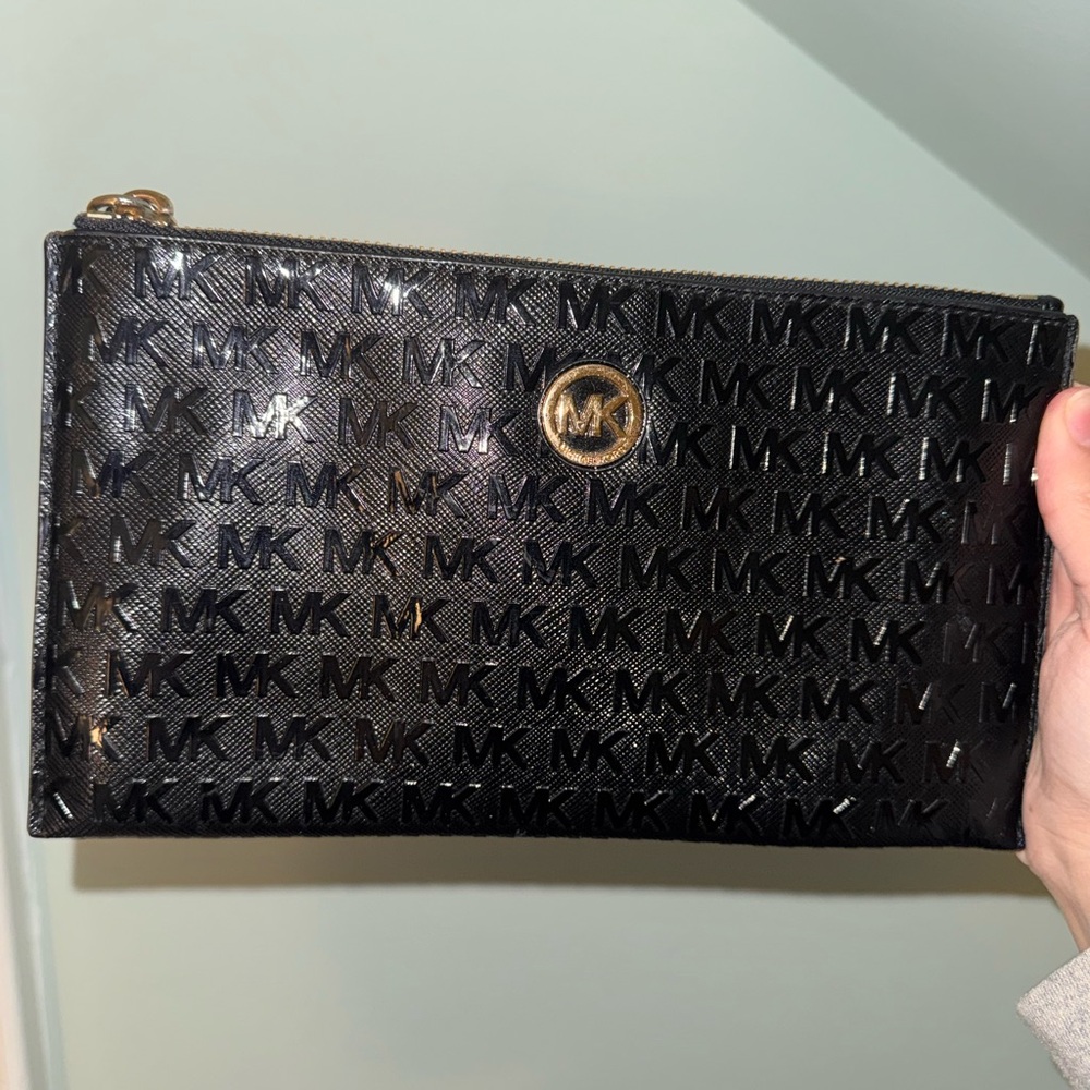 Michael Kors Black Large Wristlet/Wallet